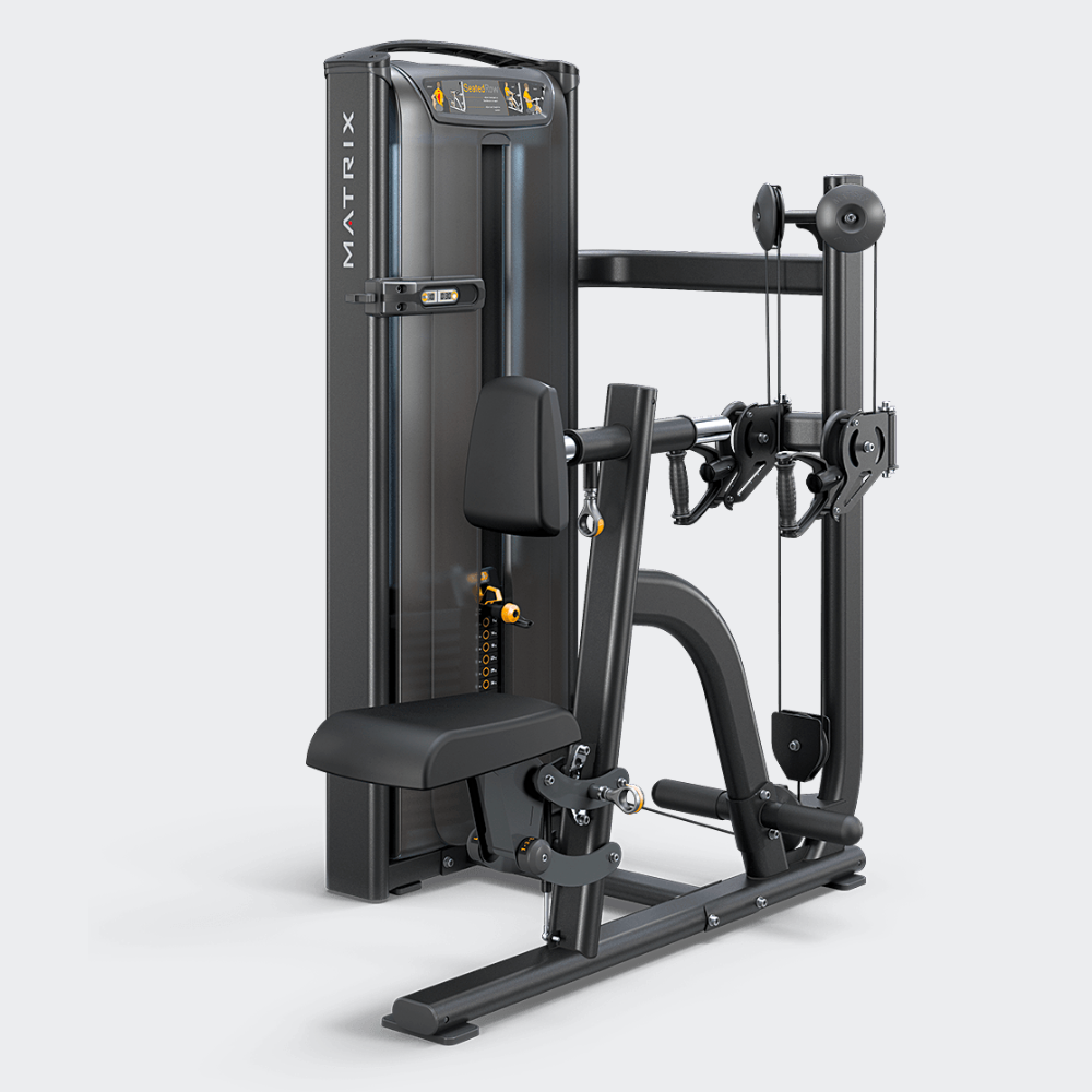 Matrix Plate Row Matrix Versa Diverging Seated Row / VS-S34 | Fitness Warehouse Commercial